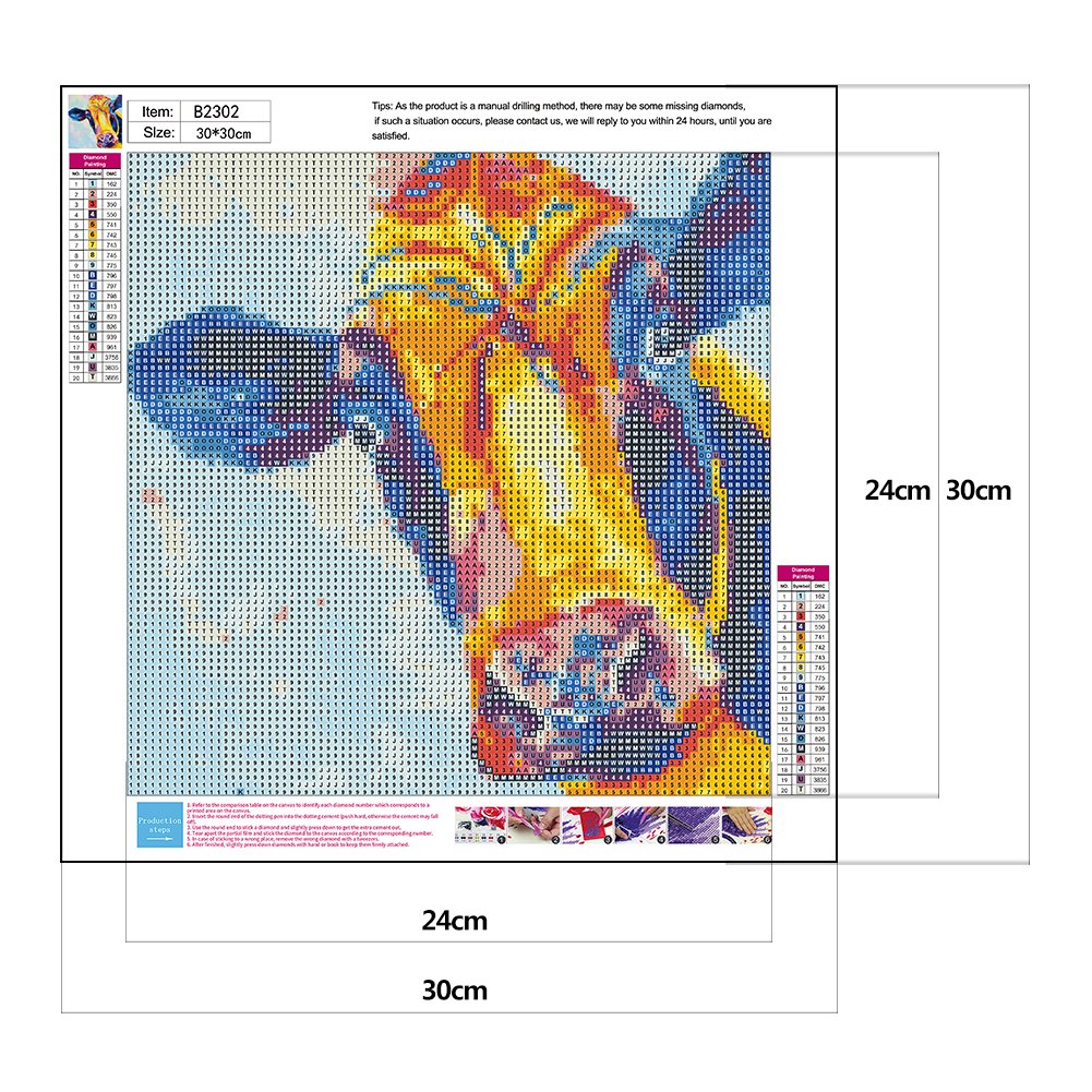Diamond Painting - Full Round - Cow
