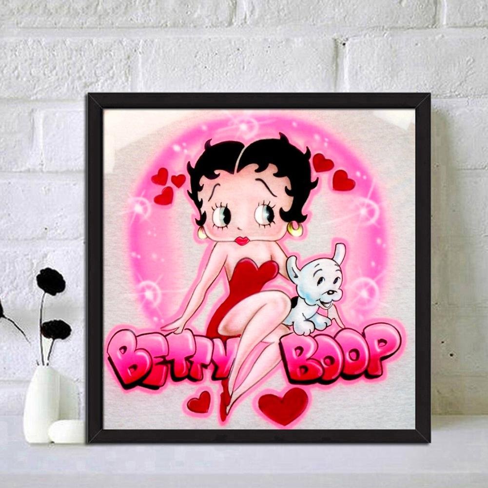 5D DIY Diamond Painting Kit - Full Round - Betty Boop B