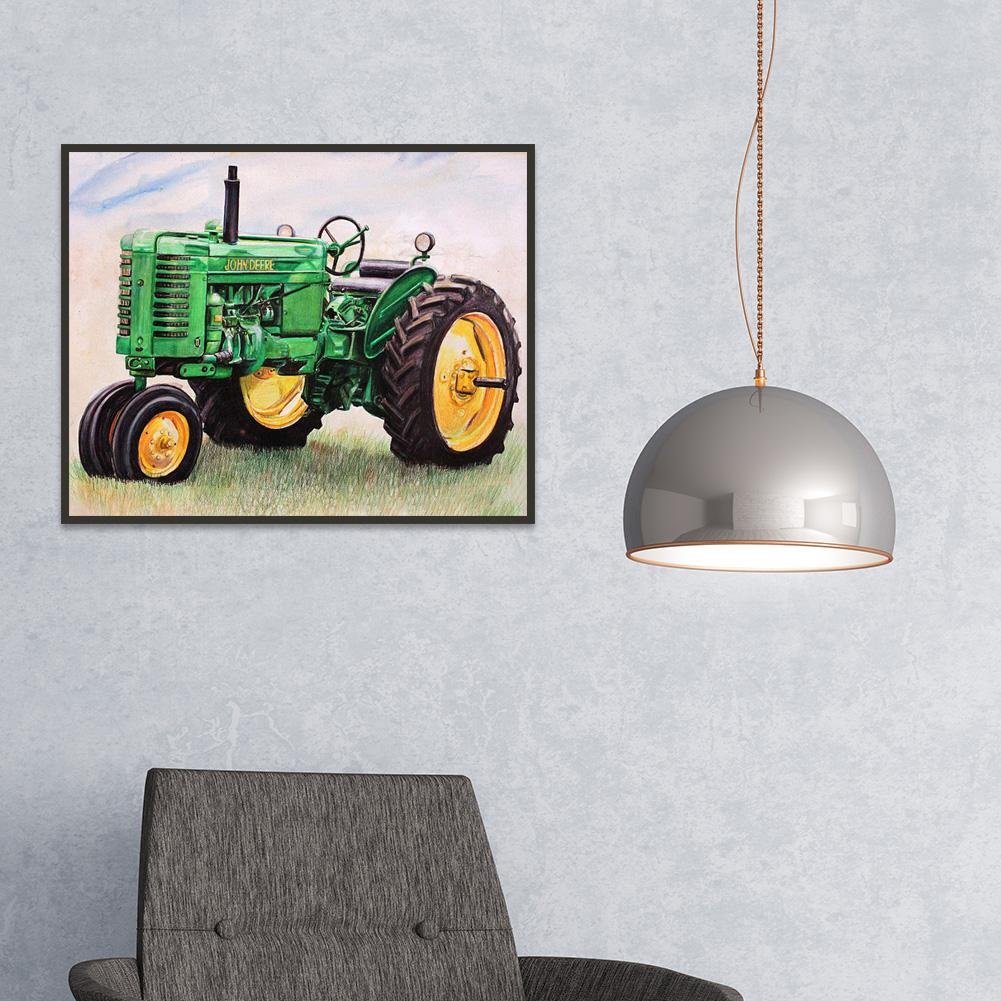 Pintura Diamante - Redondo Completo - Trator