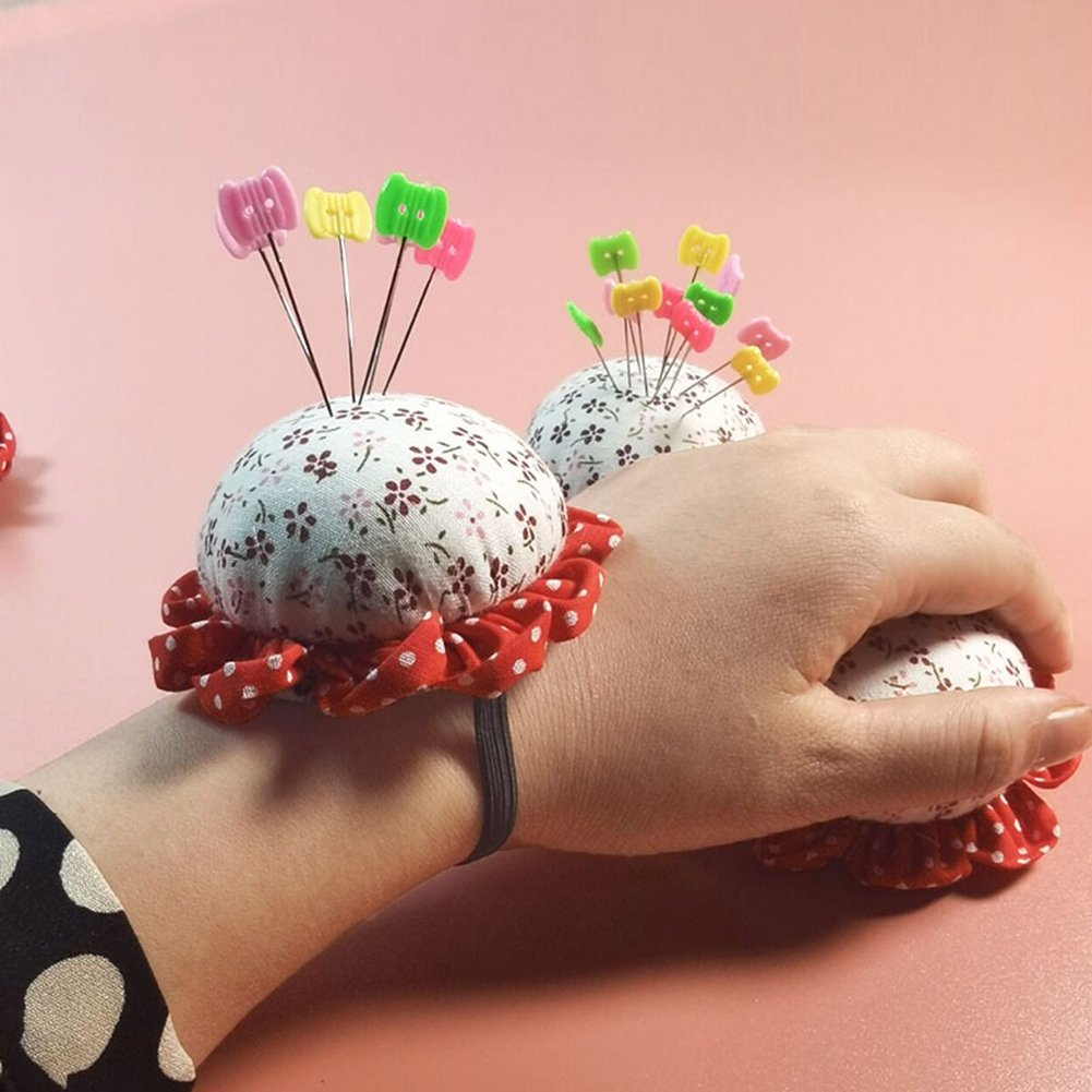 Flower-Shaped Round Pin Cushion