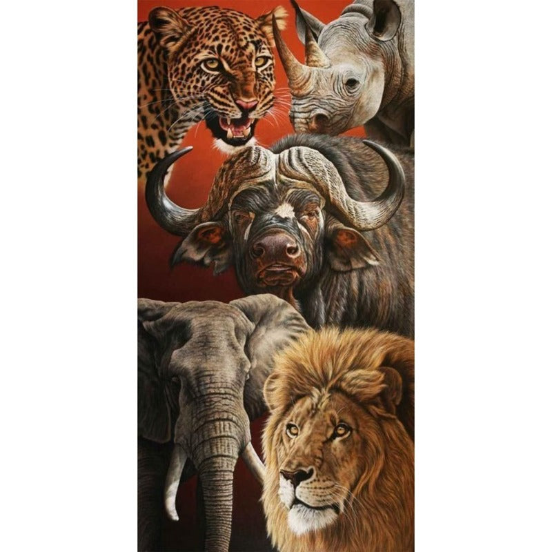 Animal Full Round Square Diamond Painting Kits 40 x 70cm 50 x 80cm