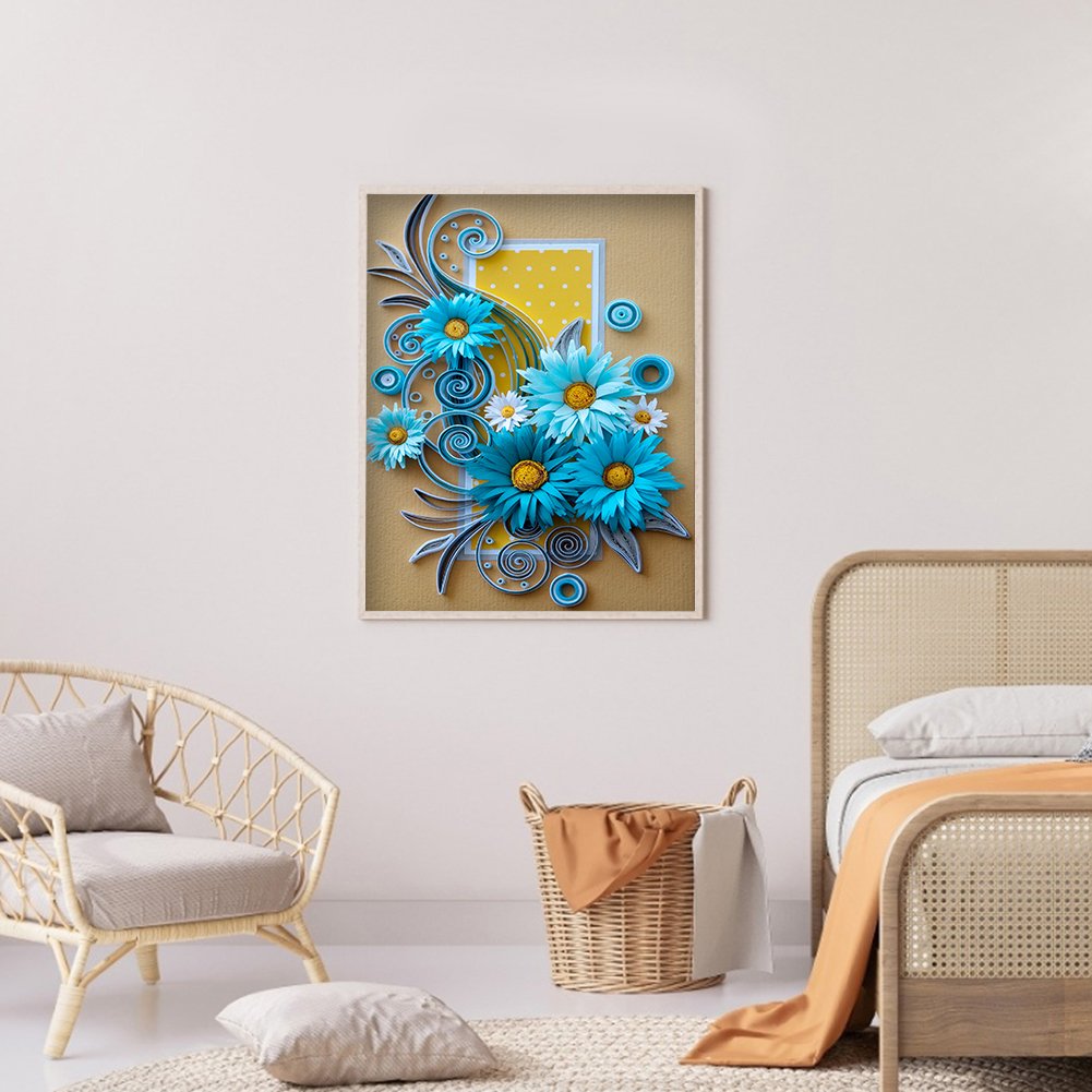 Diamond Painting - Full Round -Flower E