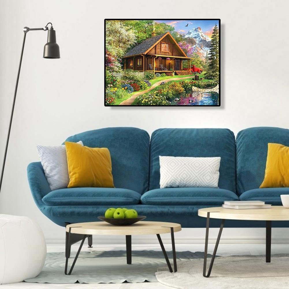 Diamond Painting - Full Round - Nature House
