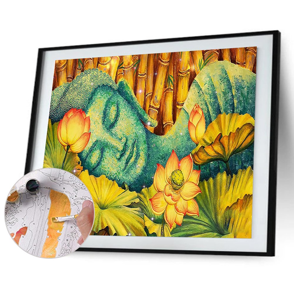Paint By Number - Oil Painting - Sleeping Buddha (40*50cm)