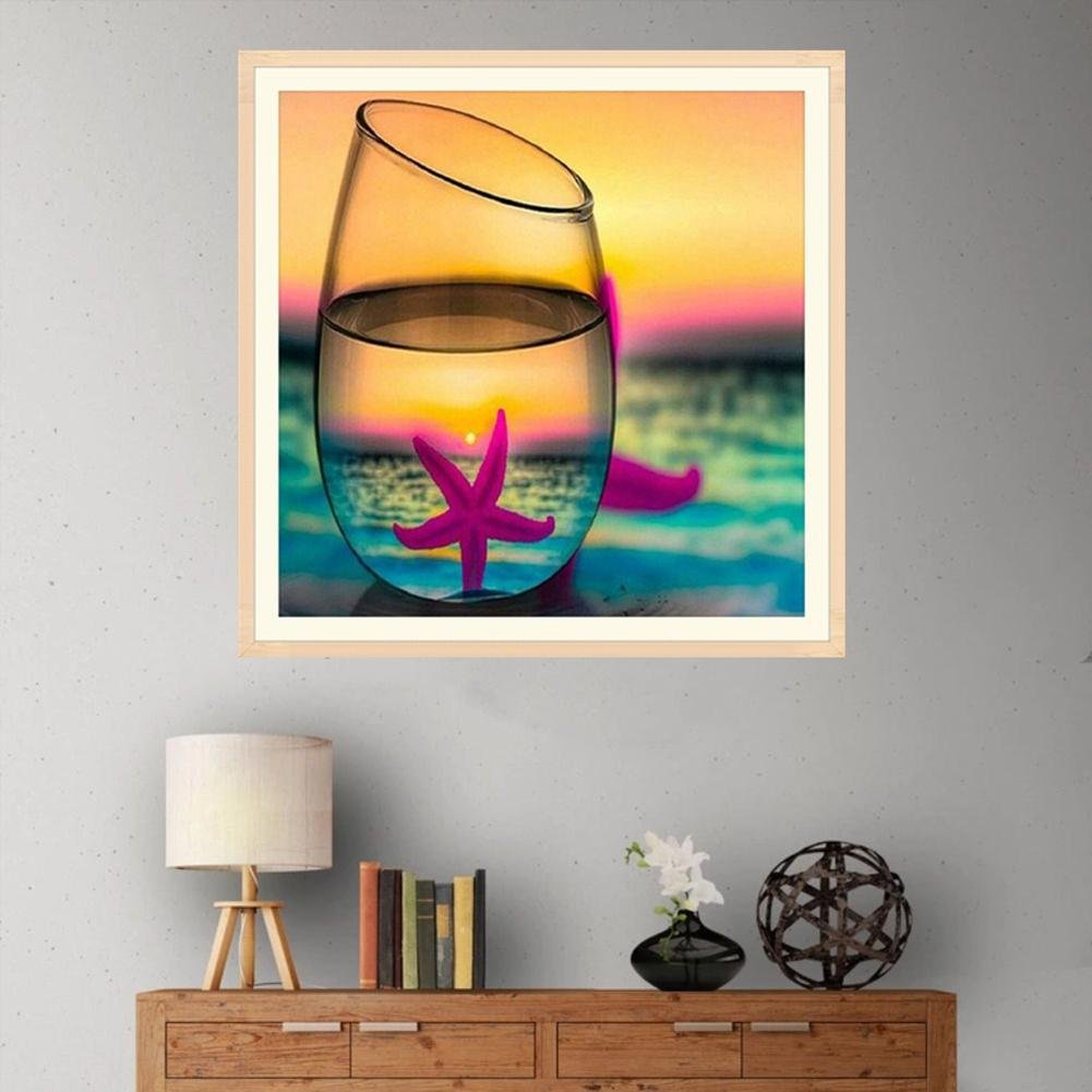 Diamond Painting - Full Round - Cup Sea Scene