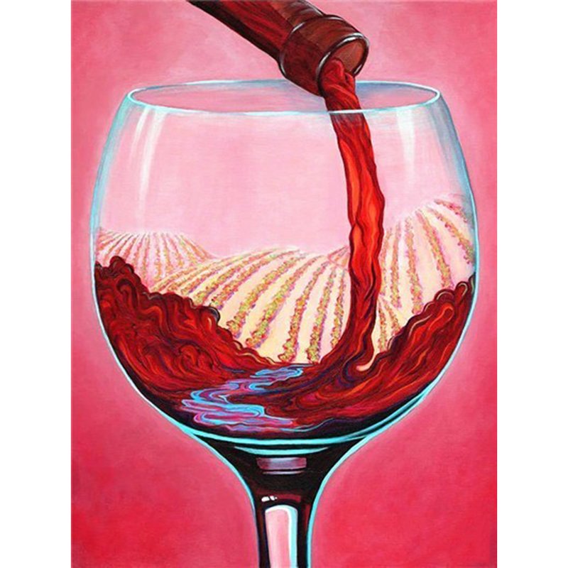 Diamond Paintings Art Full Drill Wine