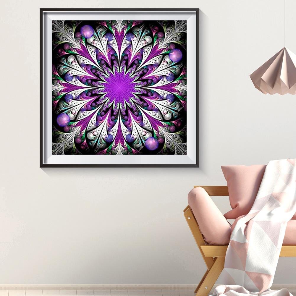 Diamond Painting - Full Round - Mandala Flower A