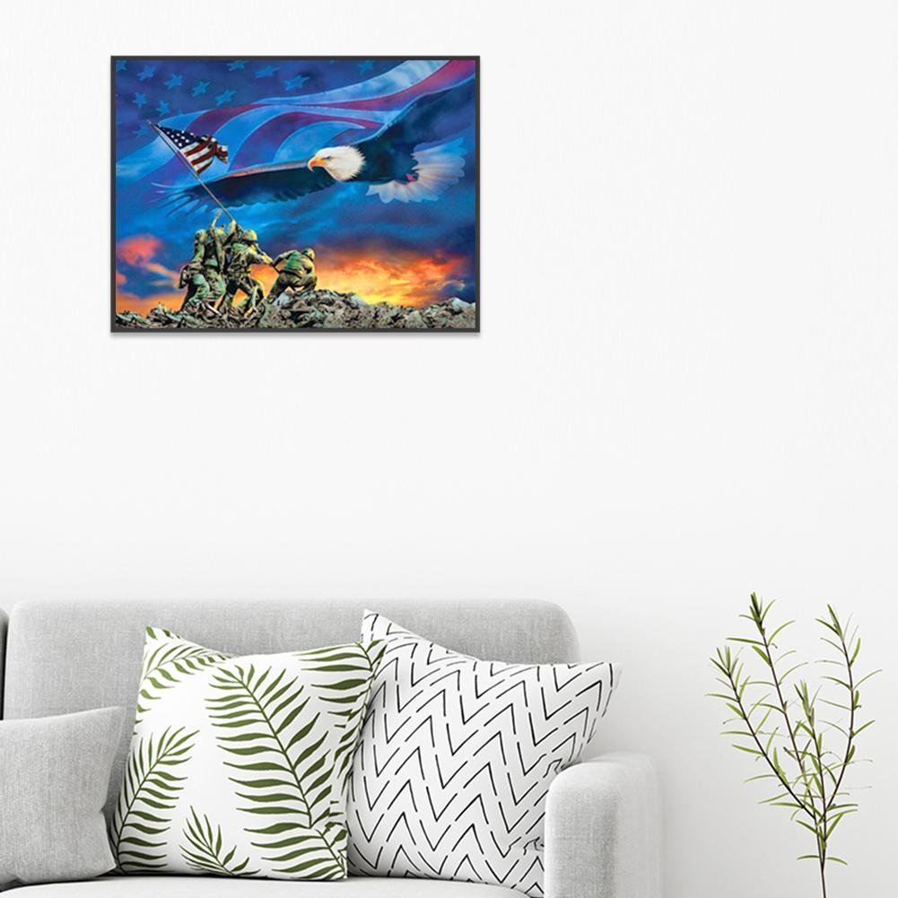 Diamond Painting - Full Round - Flying Eagle D