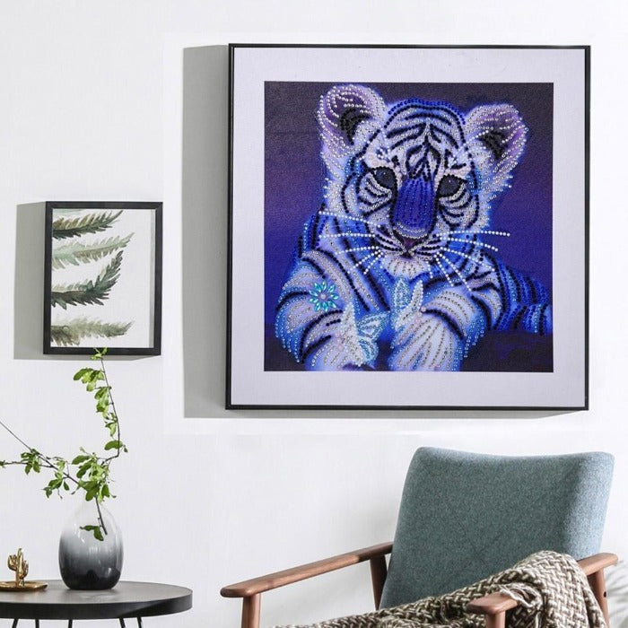 5D DIY Special Shaped Diamond Painting Home Decor Crystal Rhinestone Lion