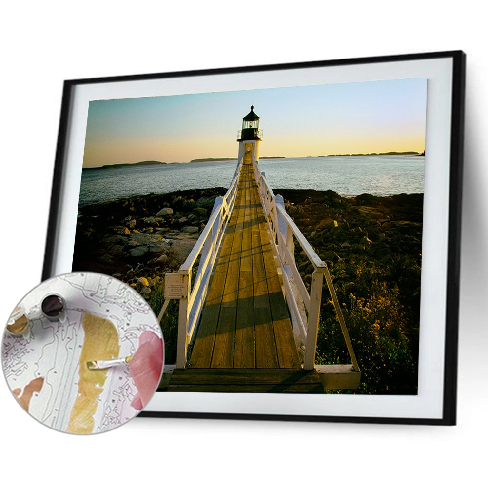 Paint By Number - Oil Painting - Viewing Platform (40*50cm)