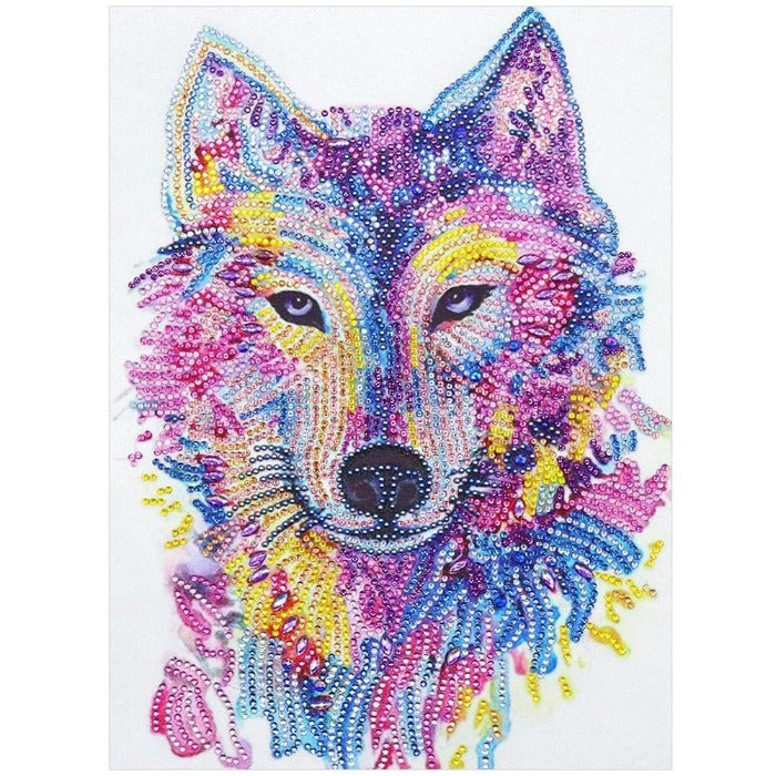 Diamond Painting DIY decorations Crystal Rhinestone Wolf Head