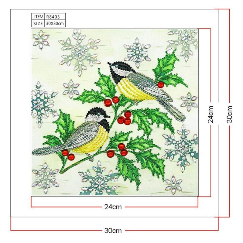 Diamond Painting - Crystal Rhinestone - Birds