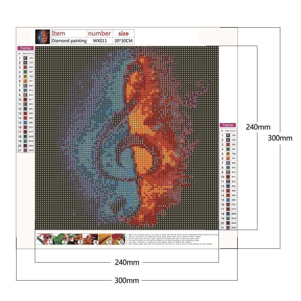 Diamond Painting - Full Round - Nota Musical
