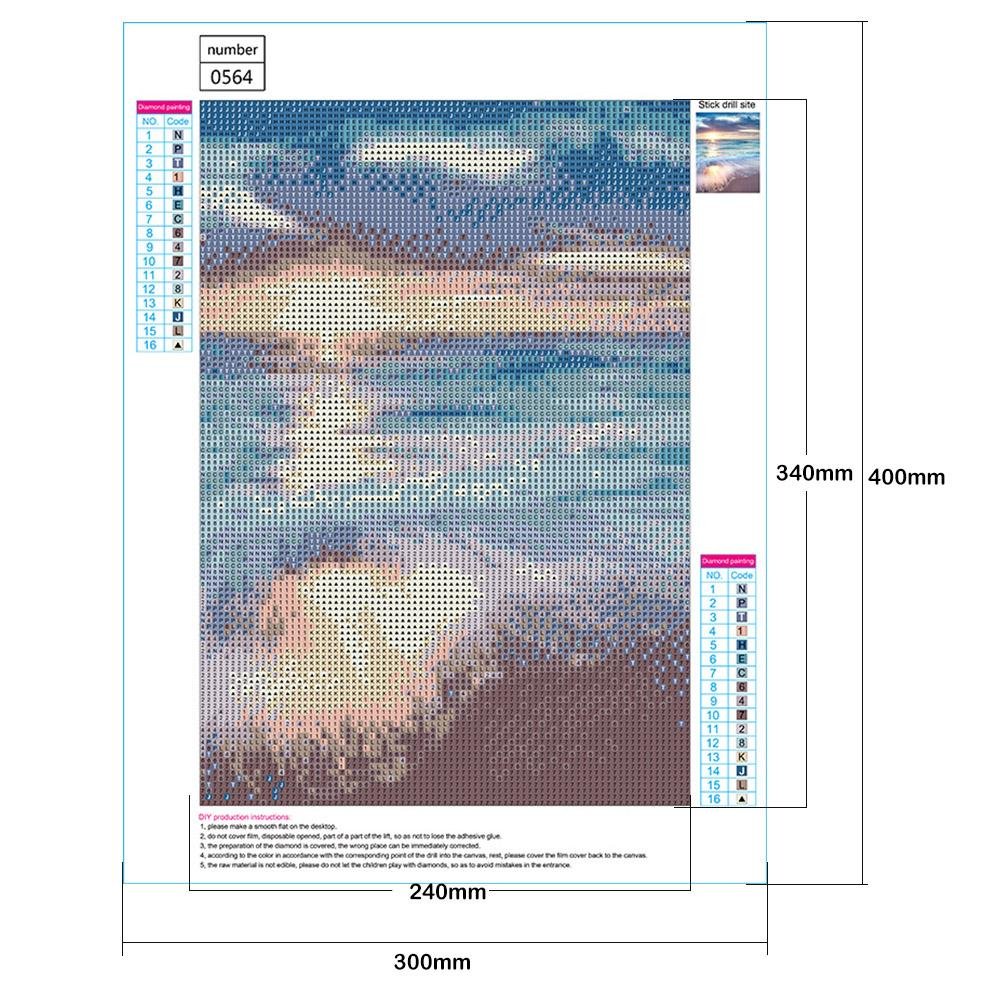 Diamond Painting - Full Round - Sunrise Beach