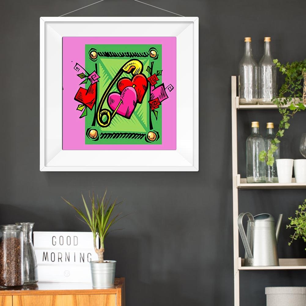 Diamond Painting - Full Round - Love Heart A