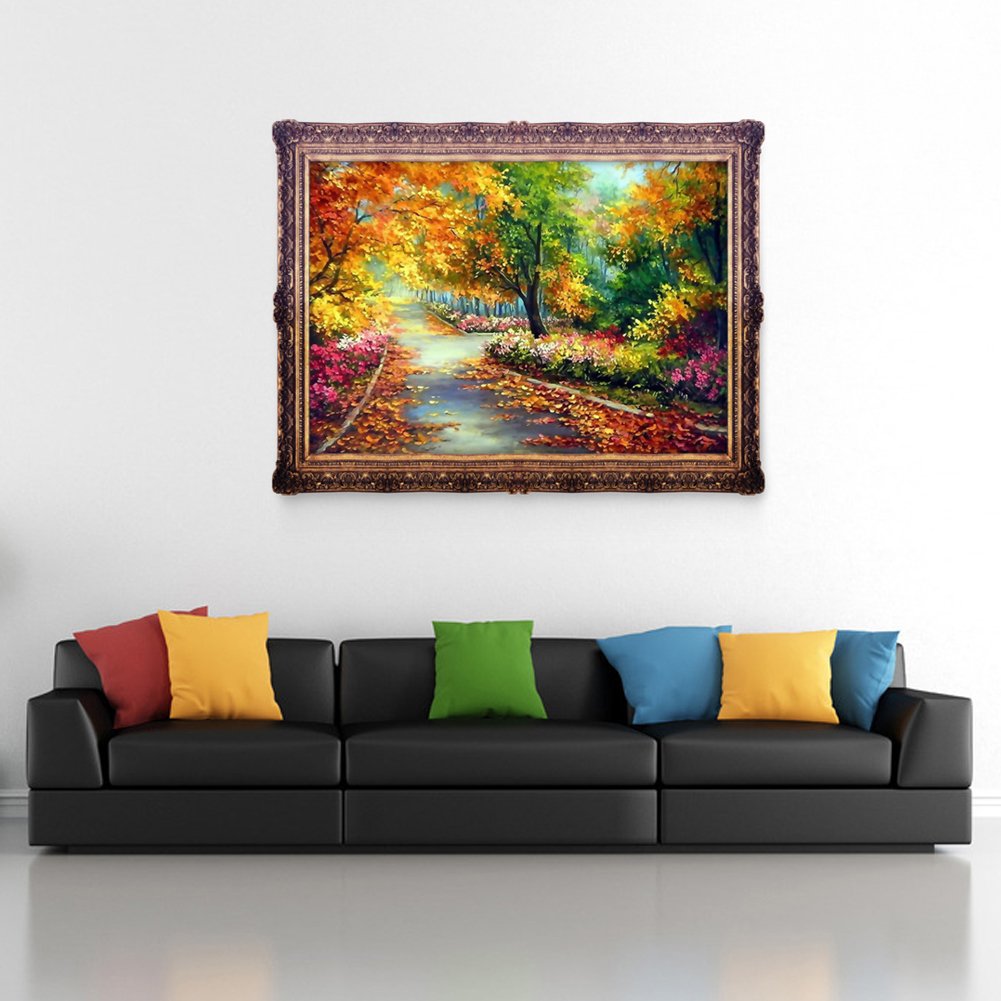 Diamond Painting - Full Round - Autumn Scenery