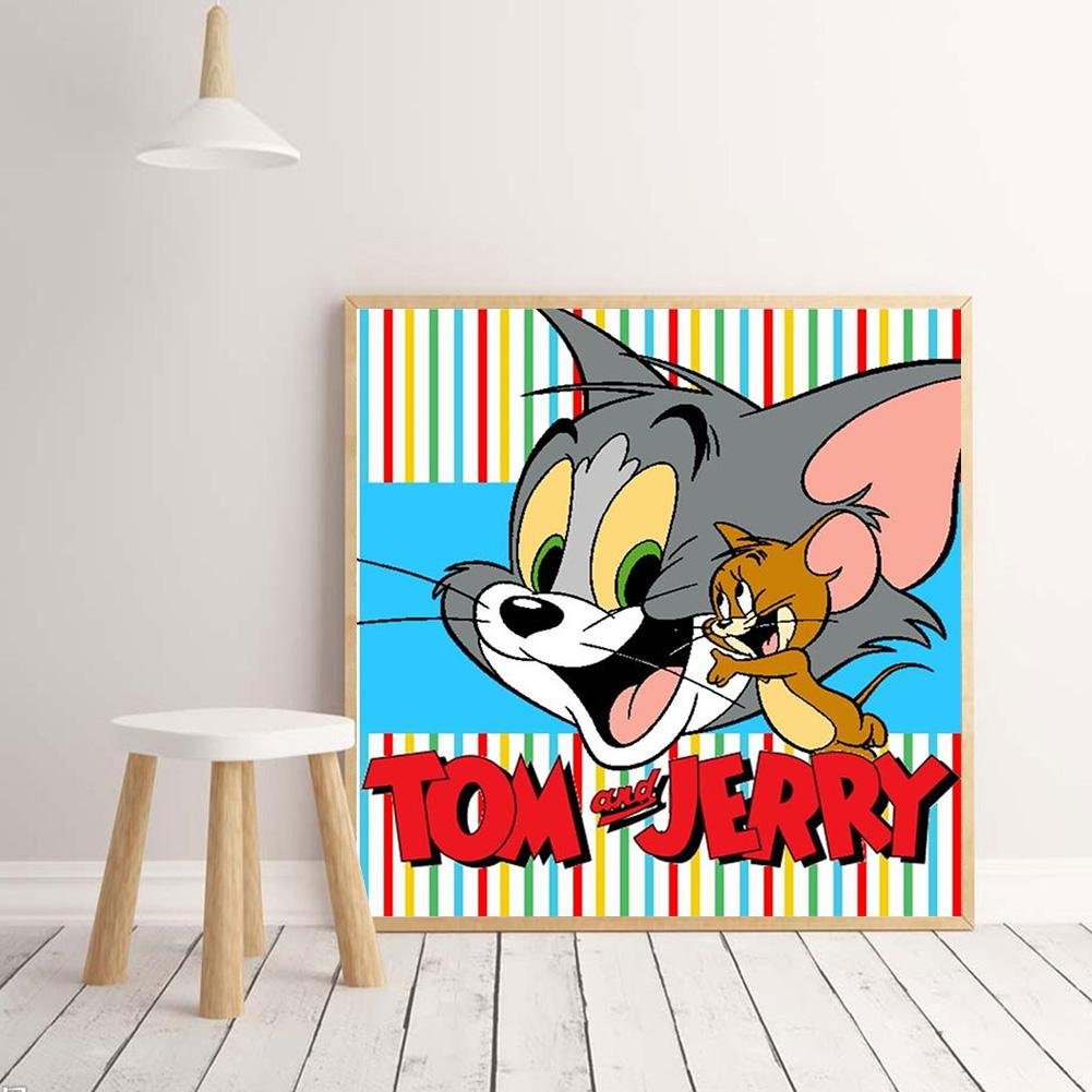 5D DIY Diamond Painting Kit - Full Round - Tom & Jerry
