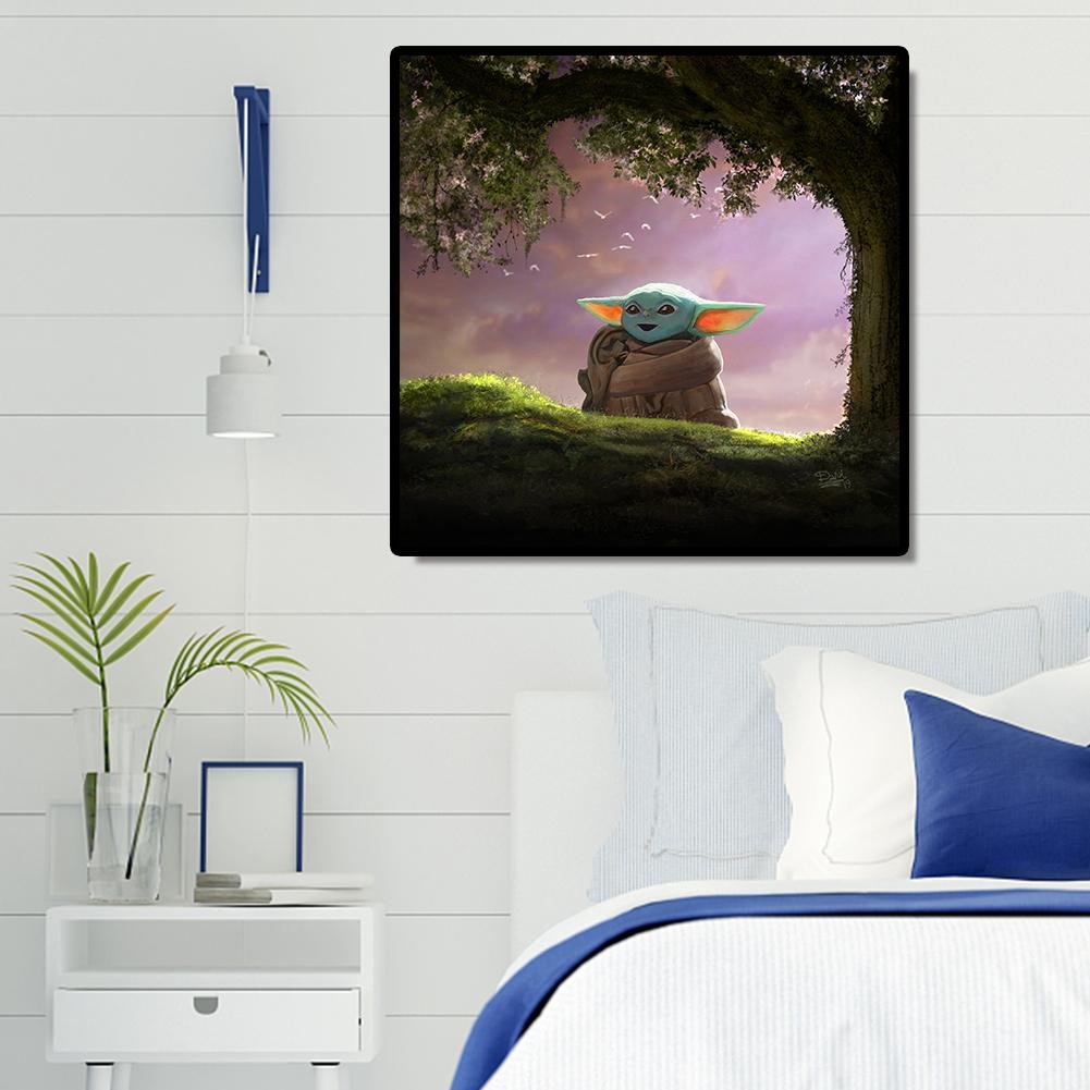 Diamond Painting - Full Round - Yoda
