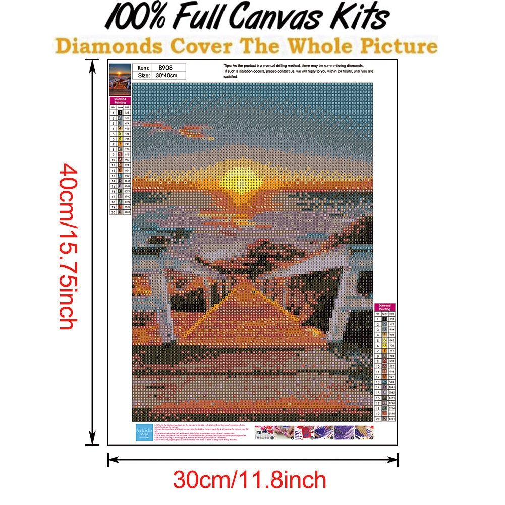 Diamond Painting - Full Round - Seaside Night