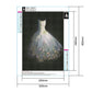 Diamond Painting - Full Round / Square - Wedding Dress A