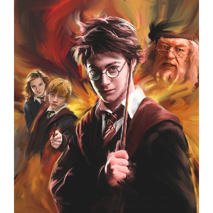 DIY Painting By Numbers Magic School Figures Frameless Acrylic Figure Picture Drawing On Canvas