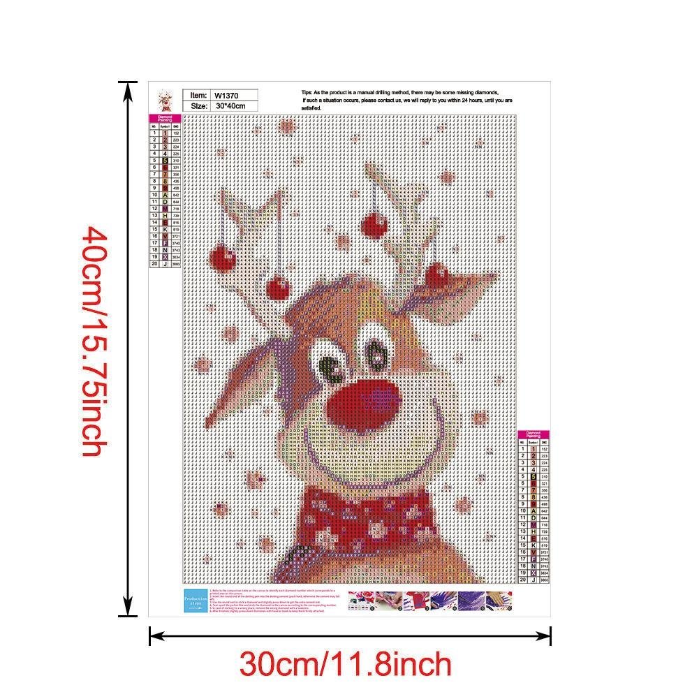 Diamond Painting - Full Round - Reindeer