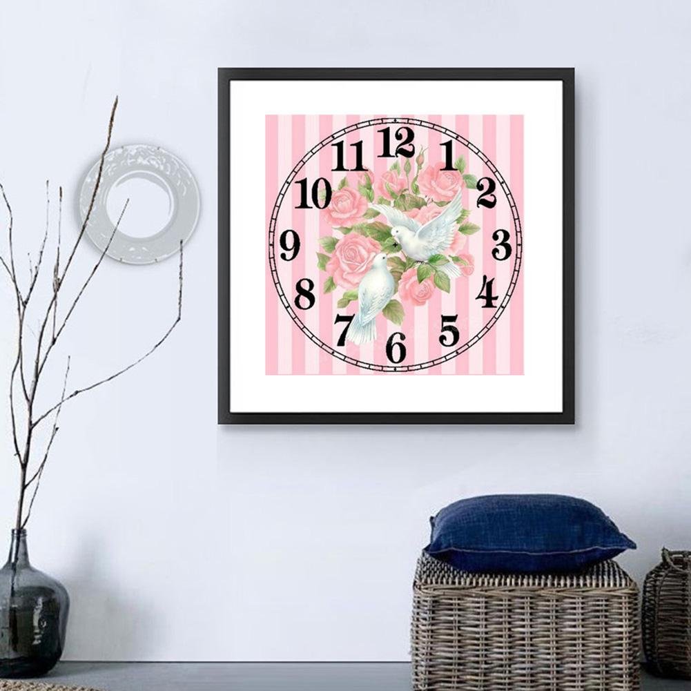 Diamond Painting - Full Round - Pigeon Clock