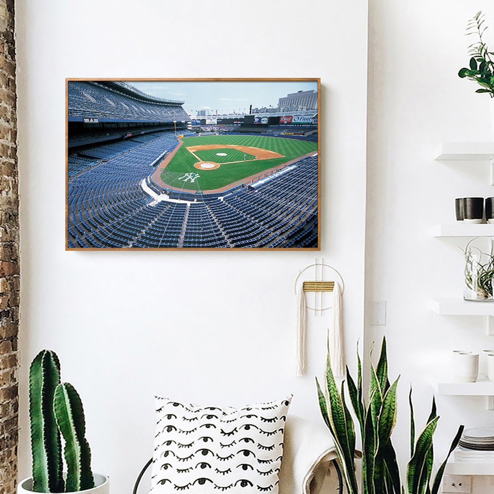 Diamond Painting - Full Round - Baseball Field