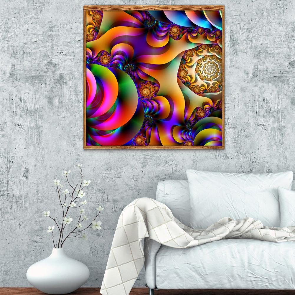 Diamond Painting - Full Round - Abstract Flower A