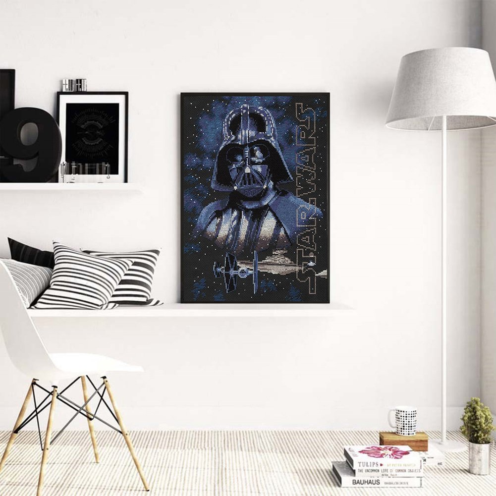 Kit de pintura de diamante DIY 5D - rodada completa - Star Wars