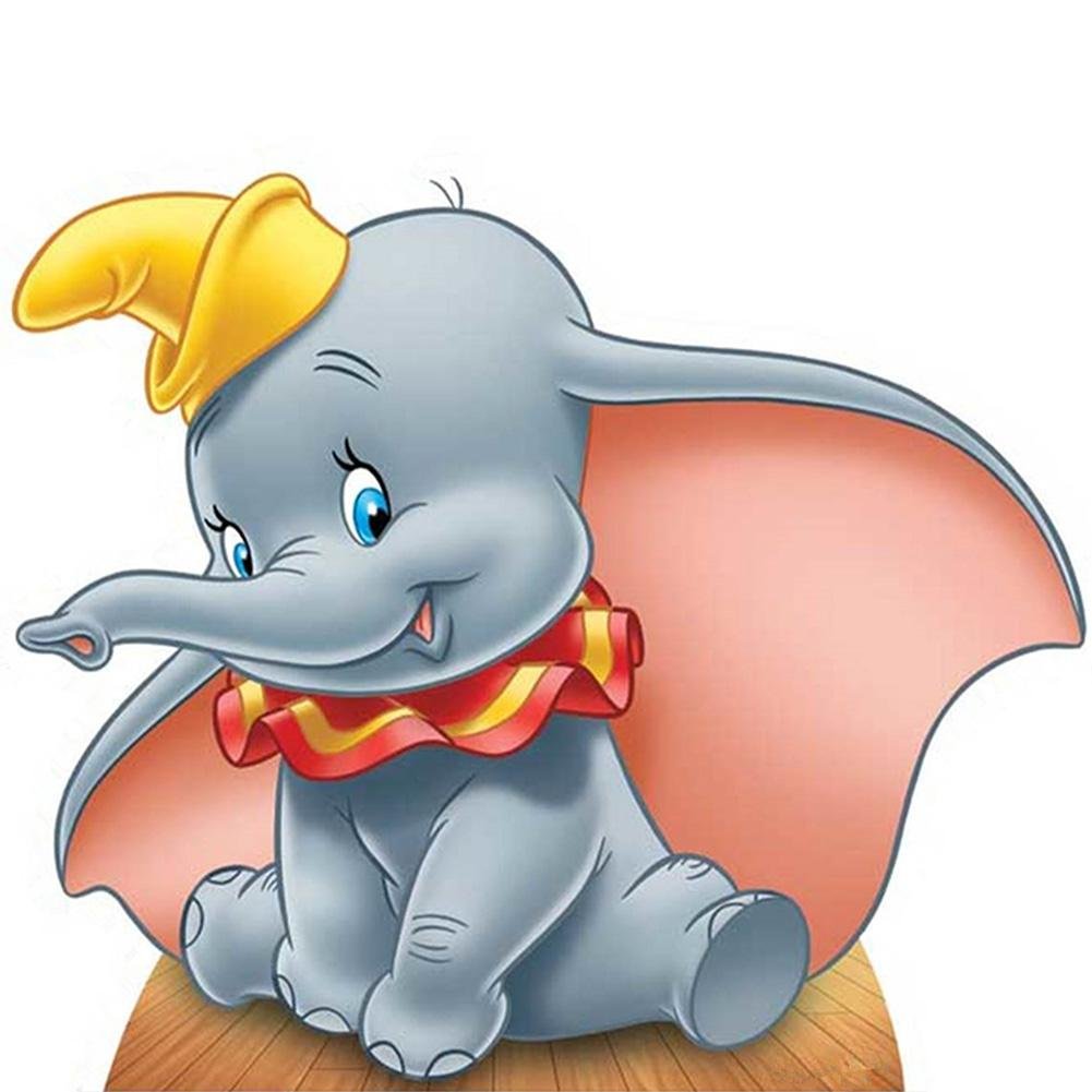 Diamond Painting - Full Round - Cartoon Elephant