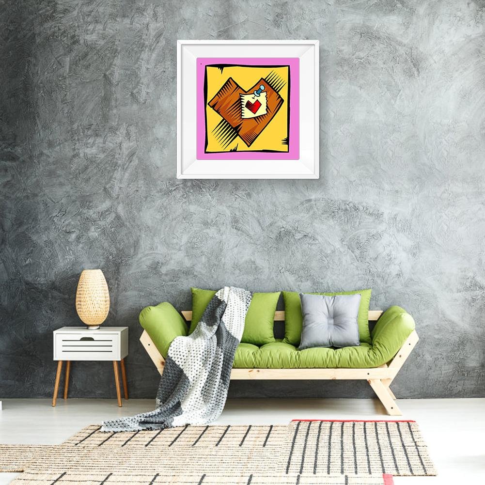 Diamond Painting - Full Round - Love Heart D