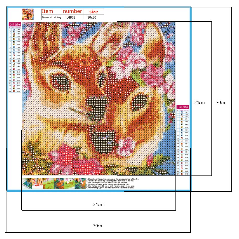 Diamond Painting - Full Round - Deers B