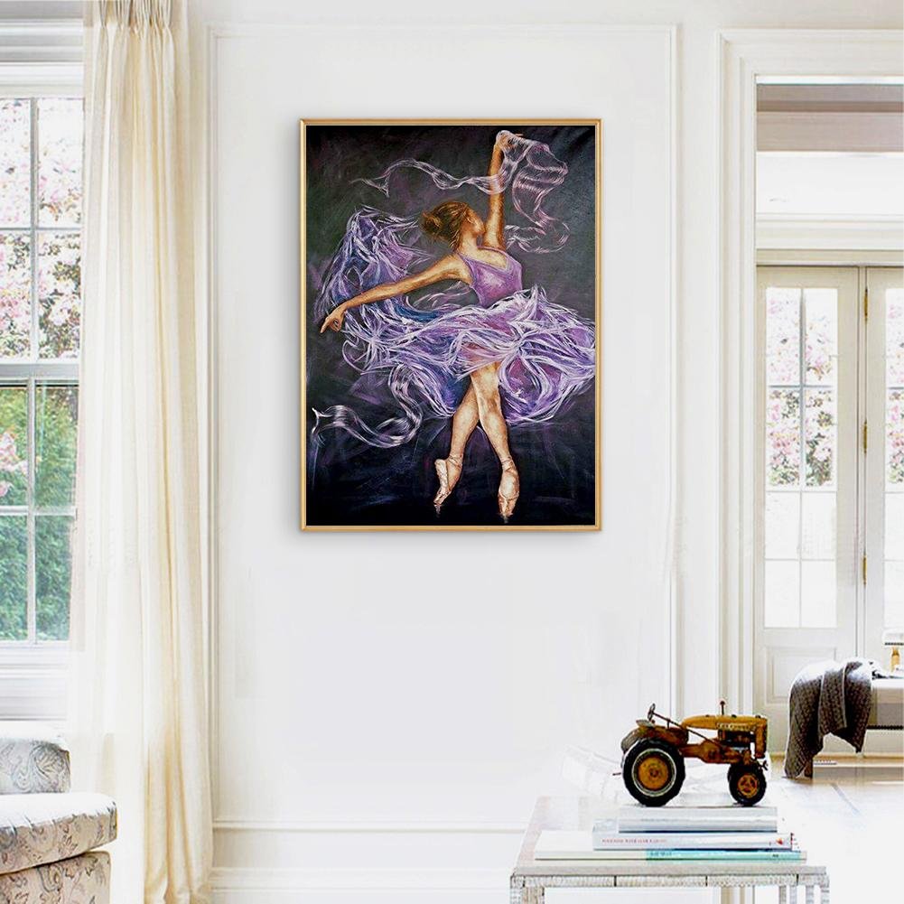 Pintura Diamante - Rodada Completa - Ballet Girl B