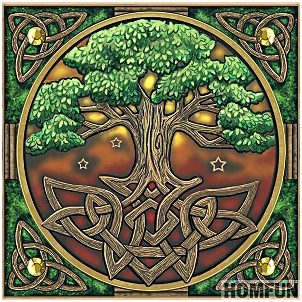 5D DIY Diamond Painting Kit - Full Round - Tree