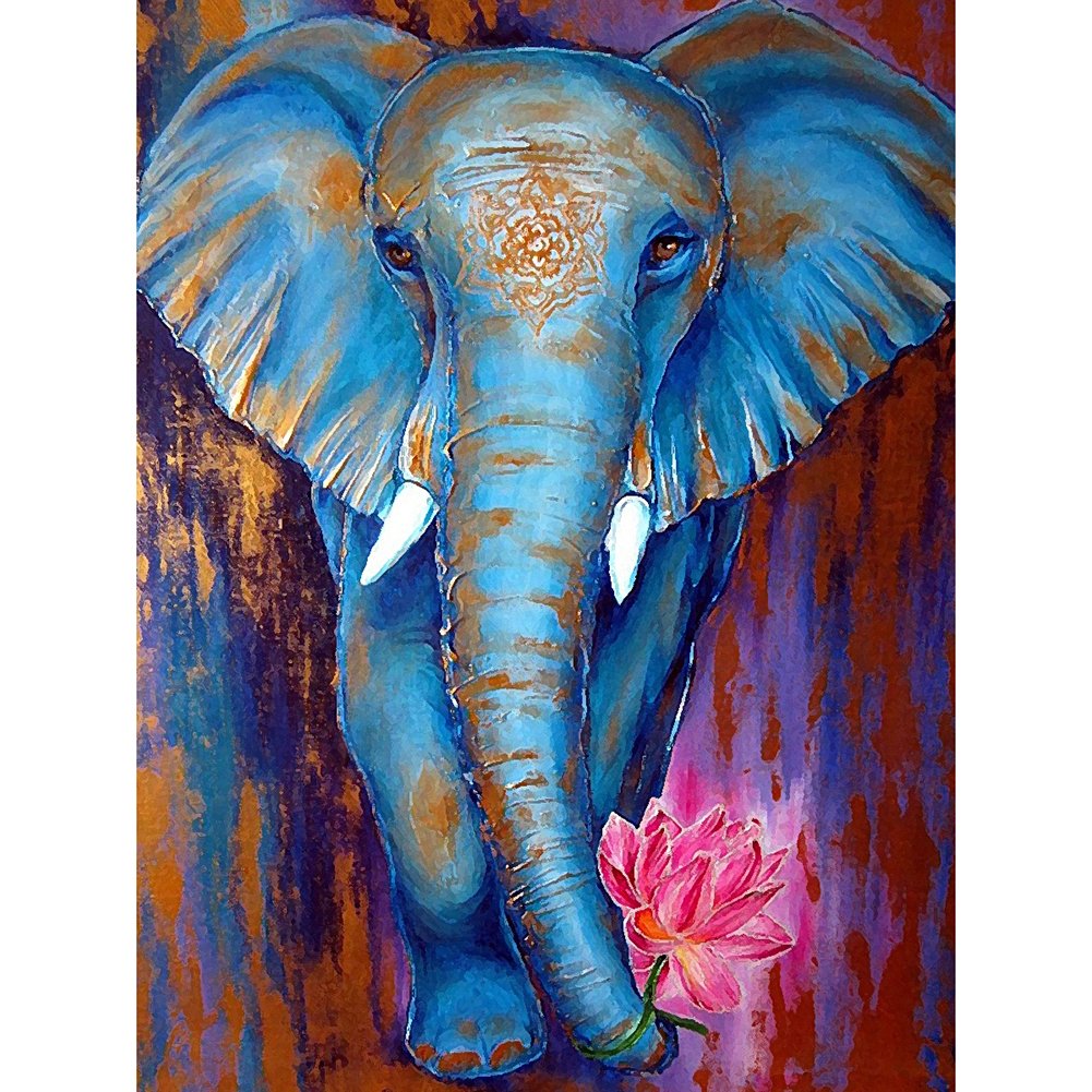 11ct Stamped Cross Stitch Elephant (36*46cm)