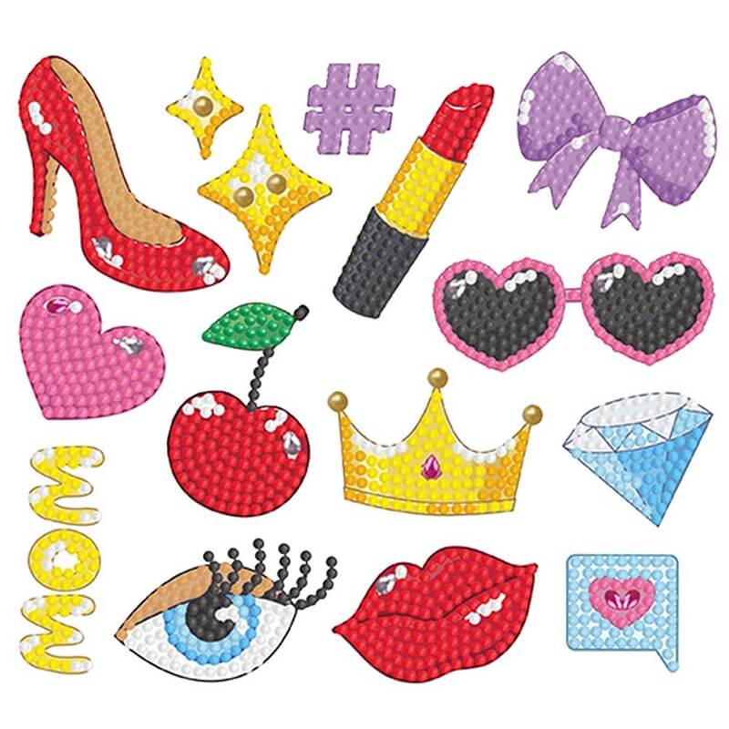 Diamond painting stickers Girly kit