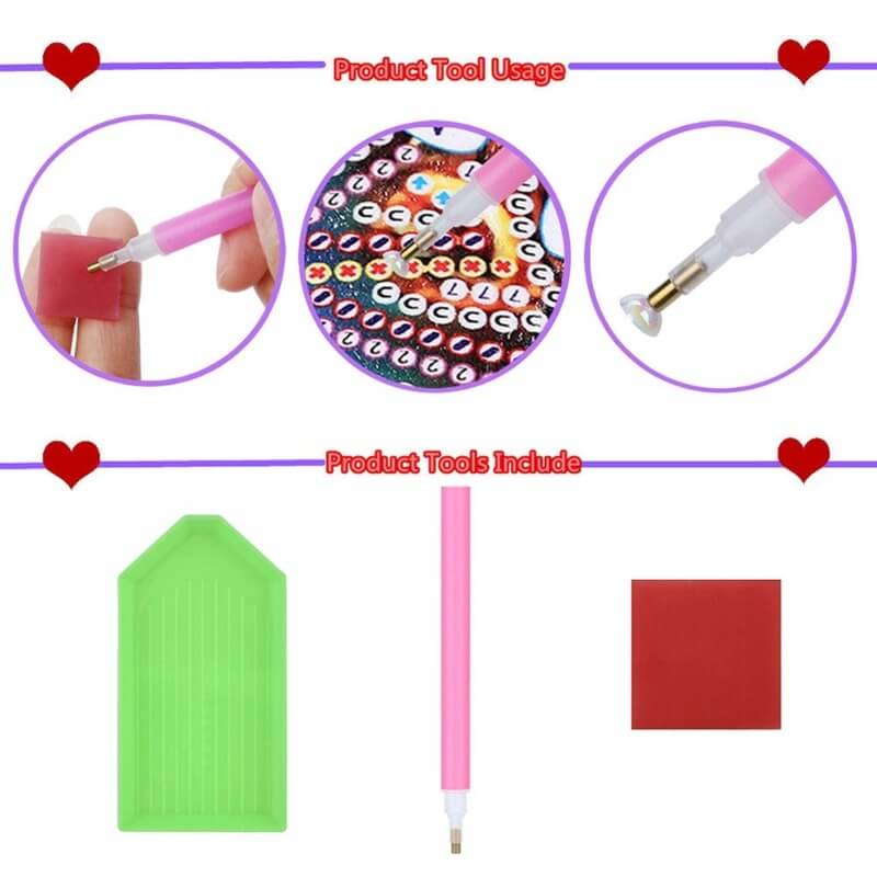 diamond art drawing tools usage