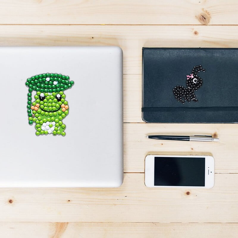 flog and ant diamond painting stickers