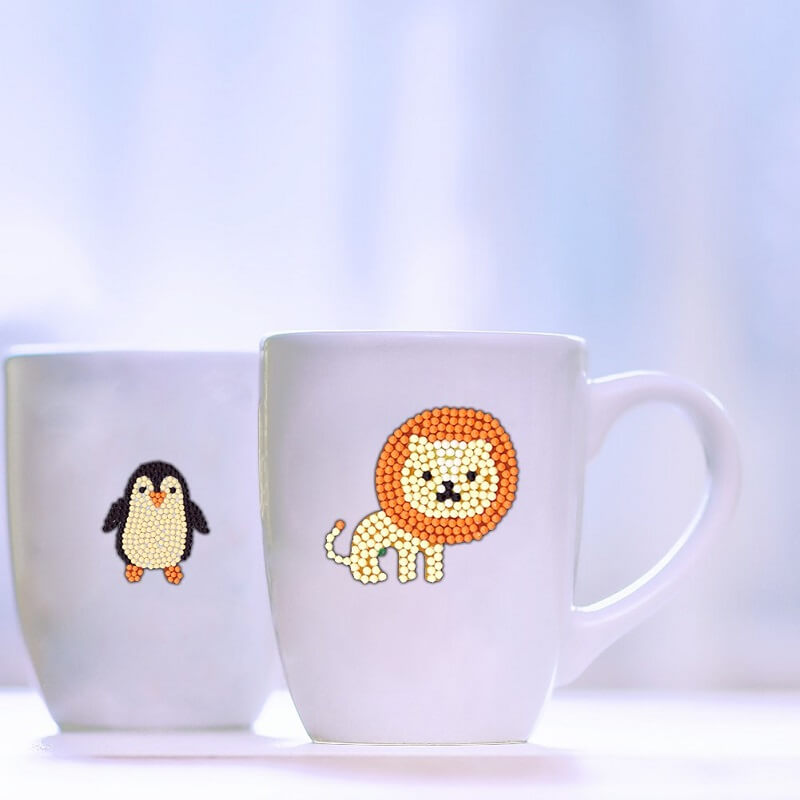6pcs DIY Cute Animals Diamond Painting Stickers Kit