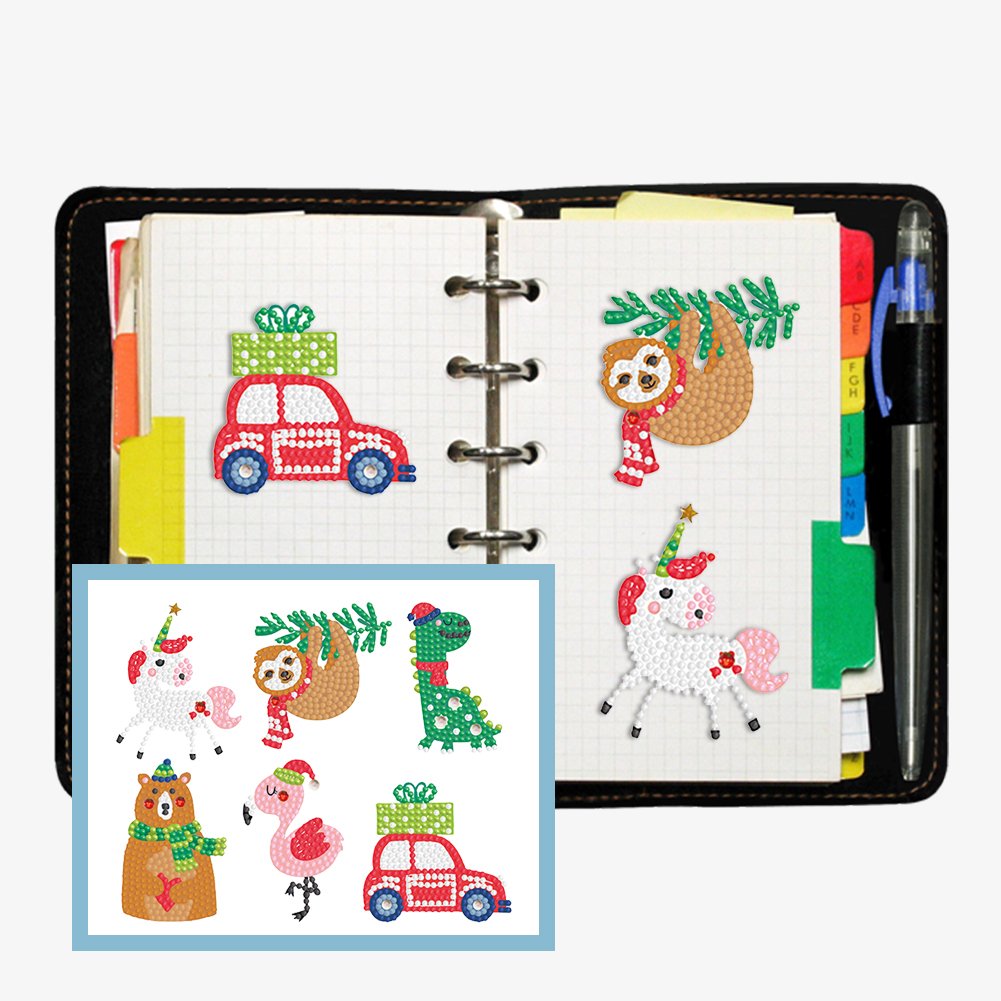 Diamond Painting Stickers Kits 5D DIY Cartoon Handmade Mosaic H