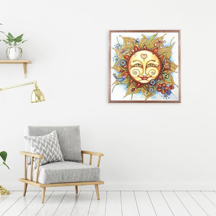 Diamond Painting DIY decoration - Crystal Rhinestone - Sun Face
