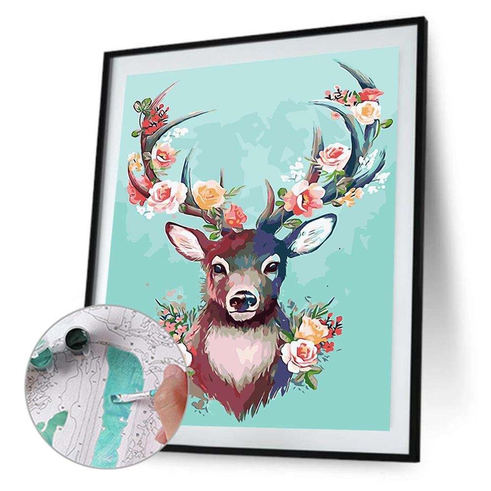 Paint By Number - Oil Painting - Sika Deer (40*50cm)