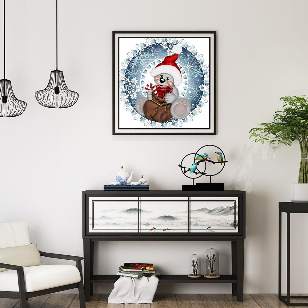 Diamond Painting - Full Round - Cute Bear