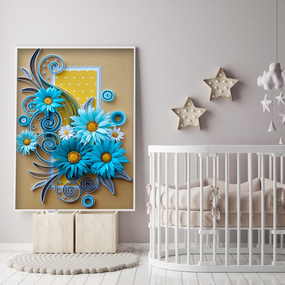 Diamond Painting - Full Round -Flower E