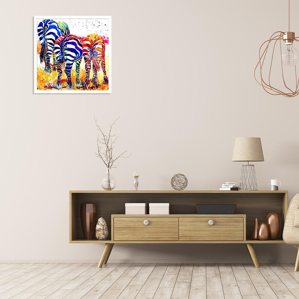 Diamond Painting - Full Round - Zebra