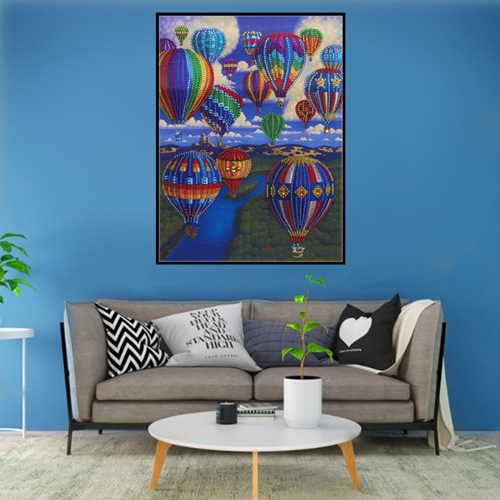 Diamond Painting - Crystal Rhinestone - Hot Air Balloon B