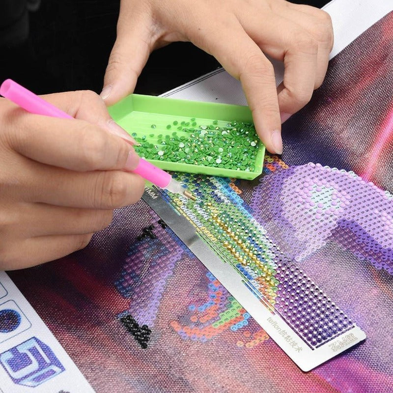 Stainless Steel Diamond Painting Ruler for DIY Sewing Embroidery Patchwork