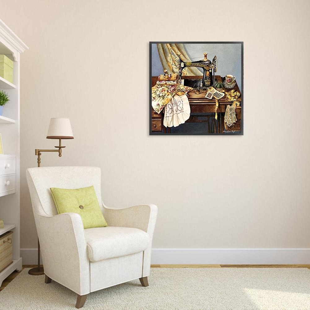 Diamond Painting - Full Round - Sewing Machine G