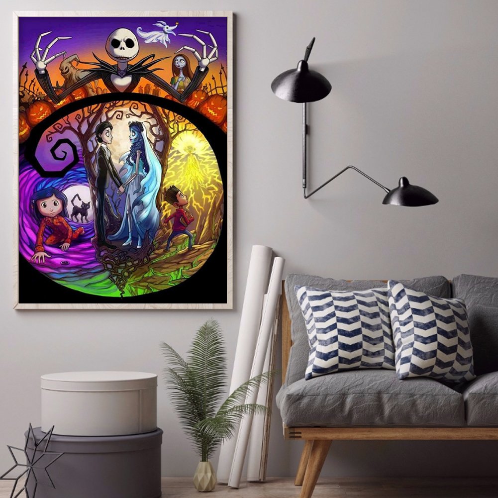 5D DIY Diamond Painting Kit - Full Round - Corpse Bride